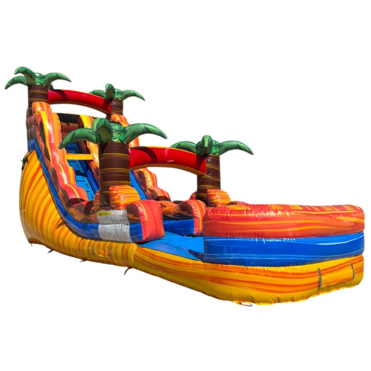 17 ft Fiesta Fire  Slide (Wet or Dry)